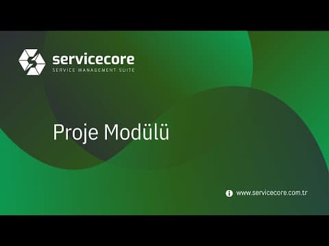 ProjectCore Genel Bakış: Çevik Proje Yönetimi Modülü video önizlemesi
